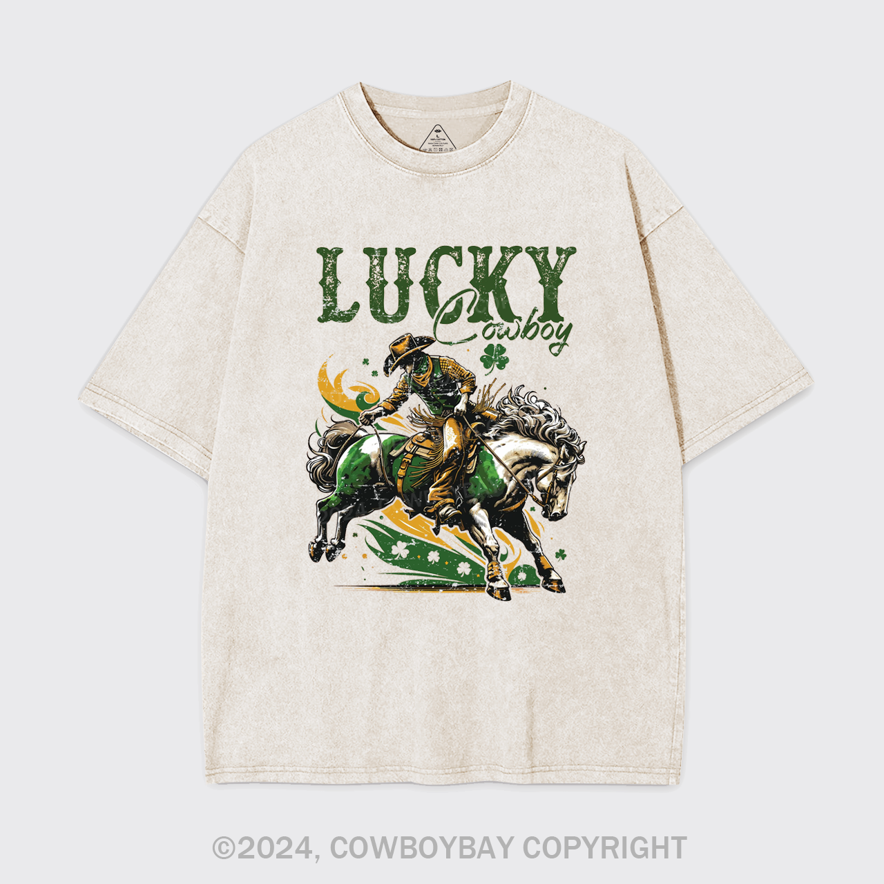 Lucky Cowboy Garment-dye Tees
