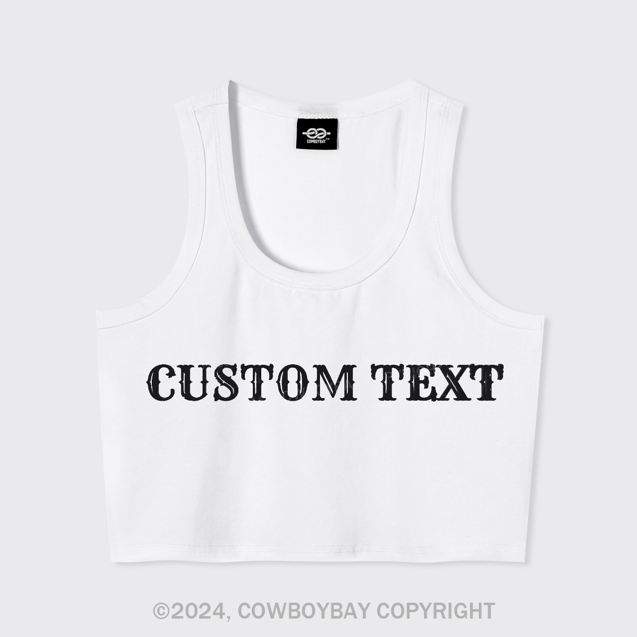Custom Text Tank Top