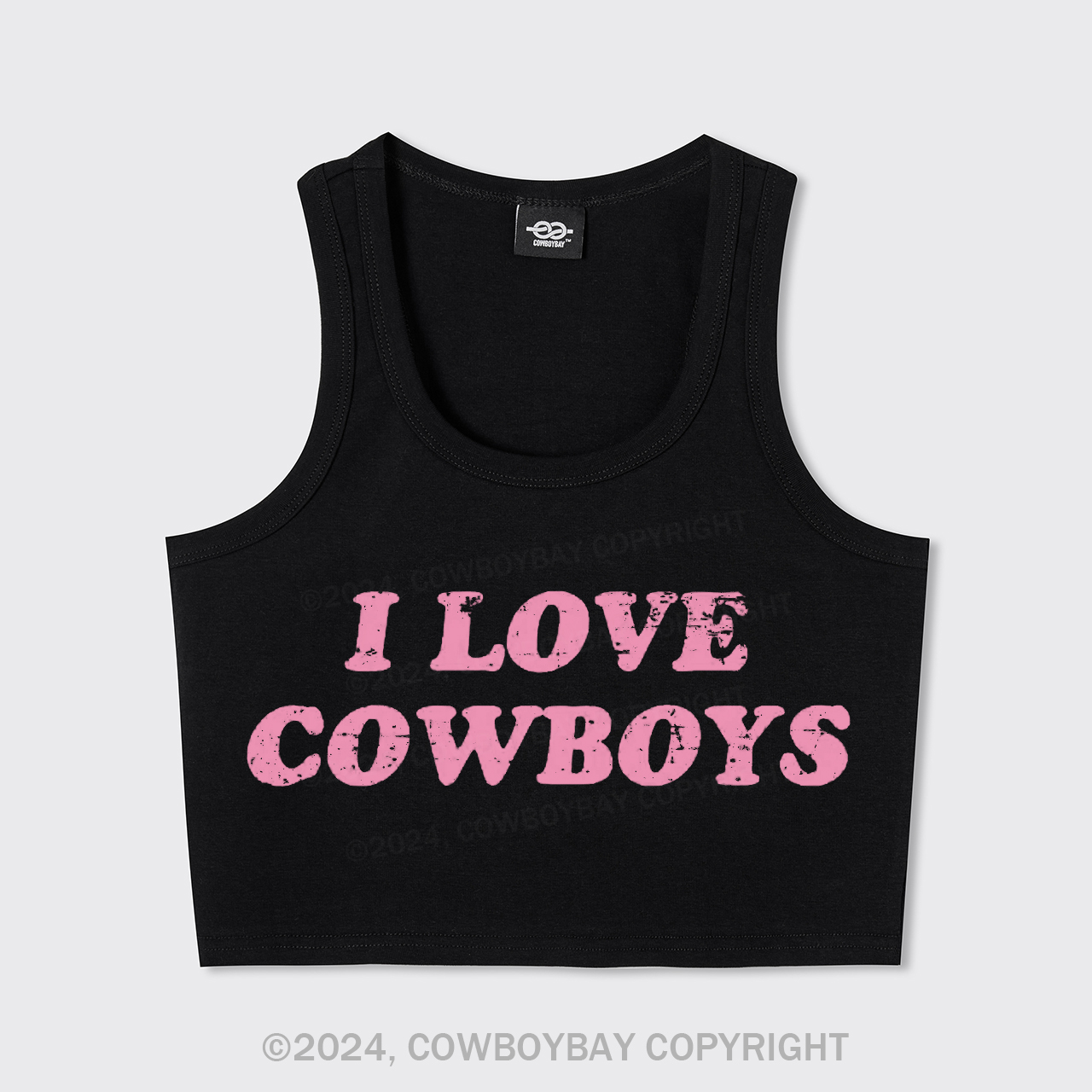 I Love Cowboys Tank Top