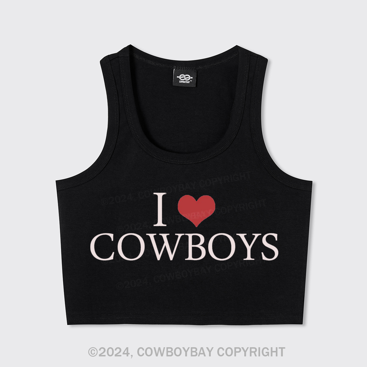 I Love Cowboys Tank Top