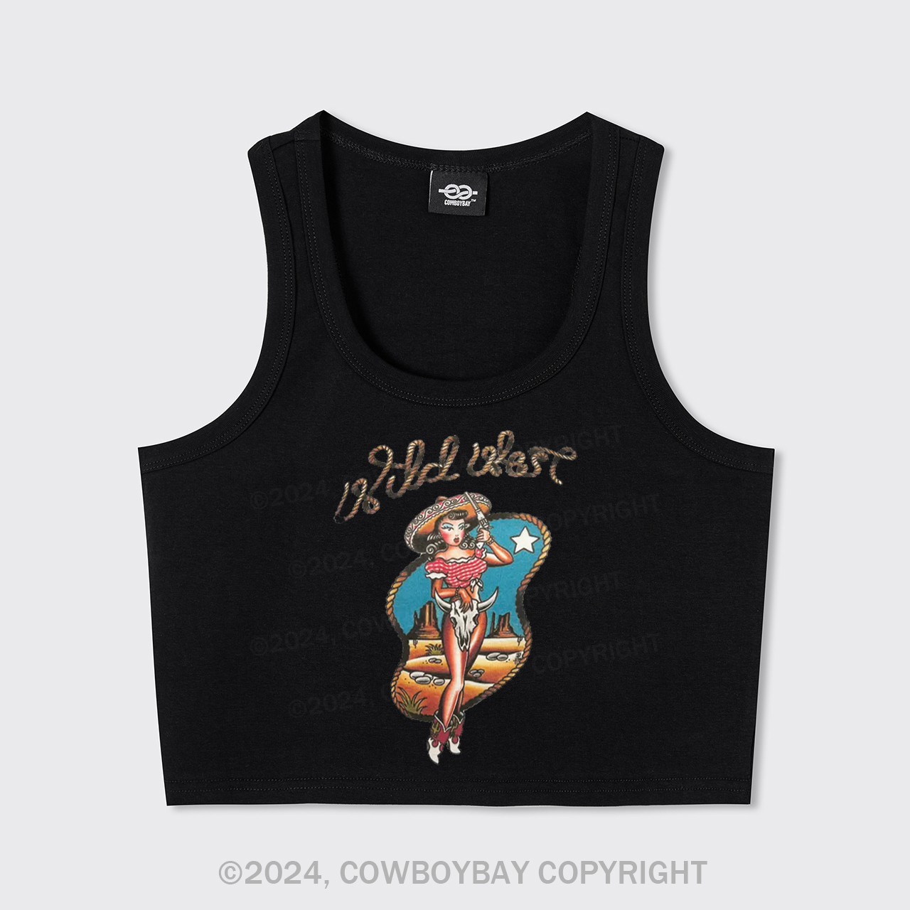 Wild West Cowgirl Tank Top