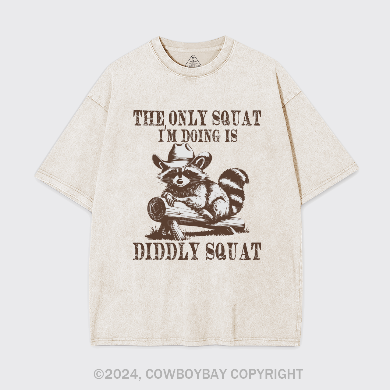 The Only Squat I'm Doing Garment-dye Tees