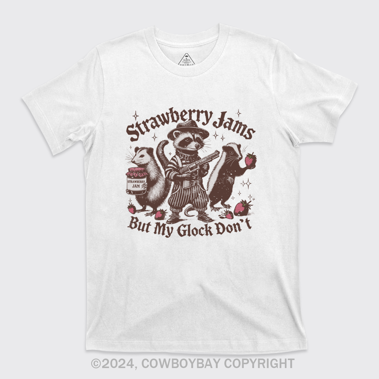 Strawberry Jams But My Glock Don't T-Shirts