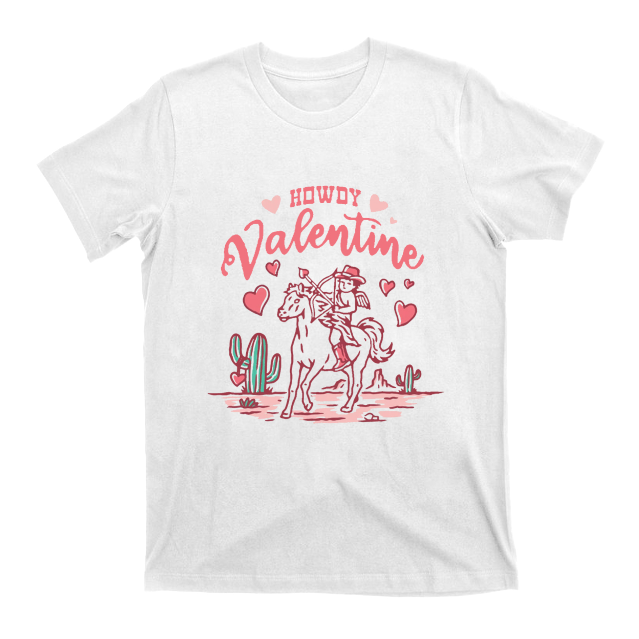 Cupid Aim For A Cowboy Valentine T-Shirts