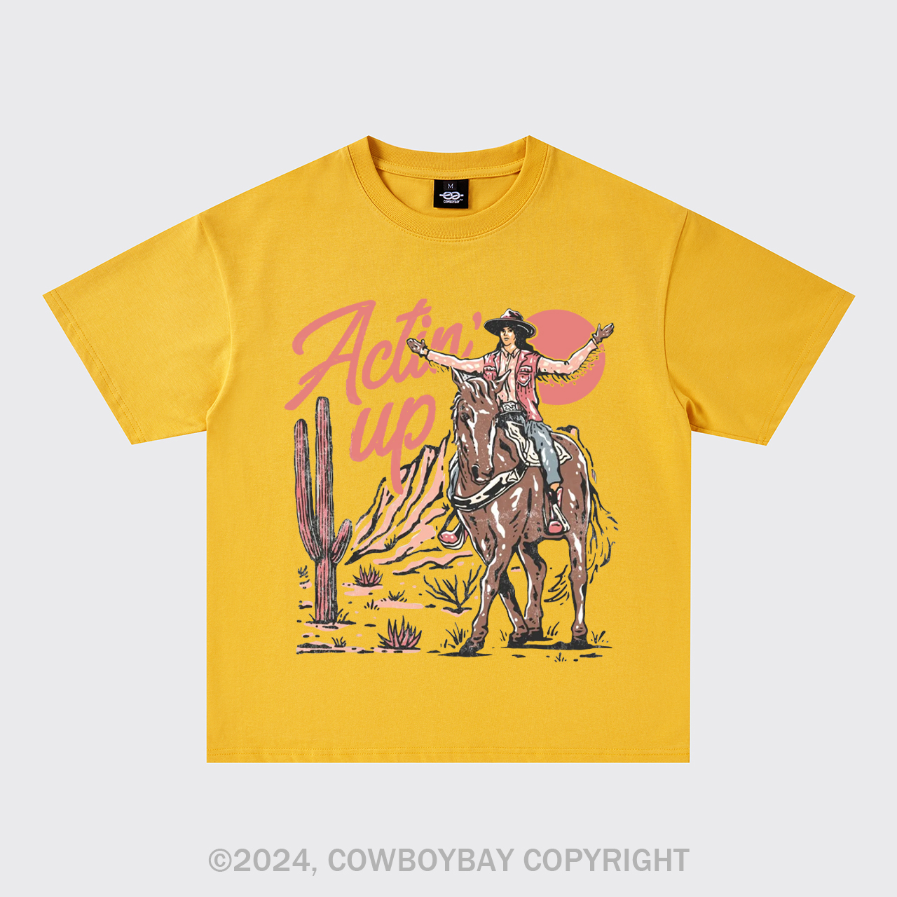 Actin' Up Cowgirl Oversize T-Shirts