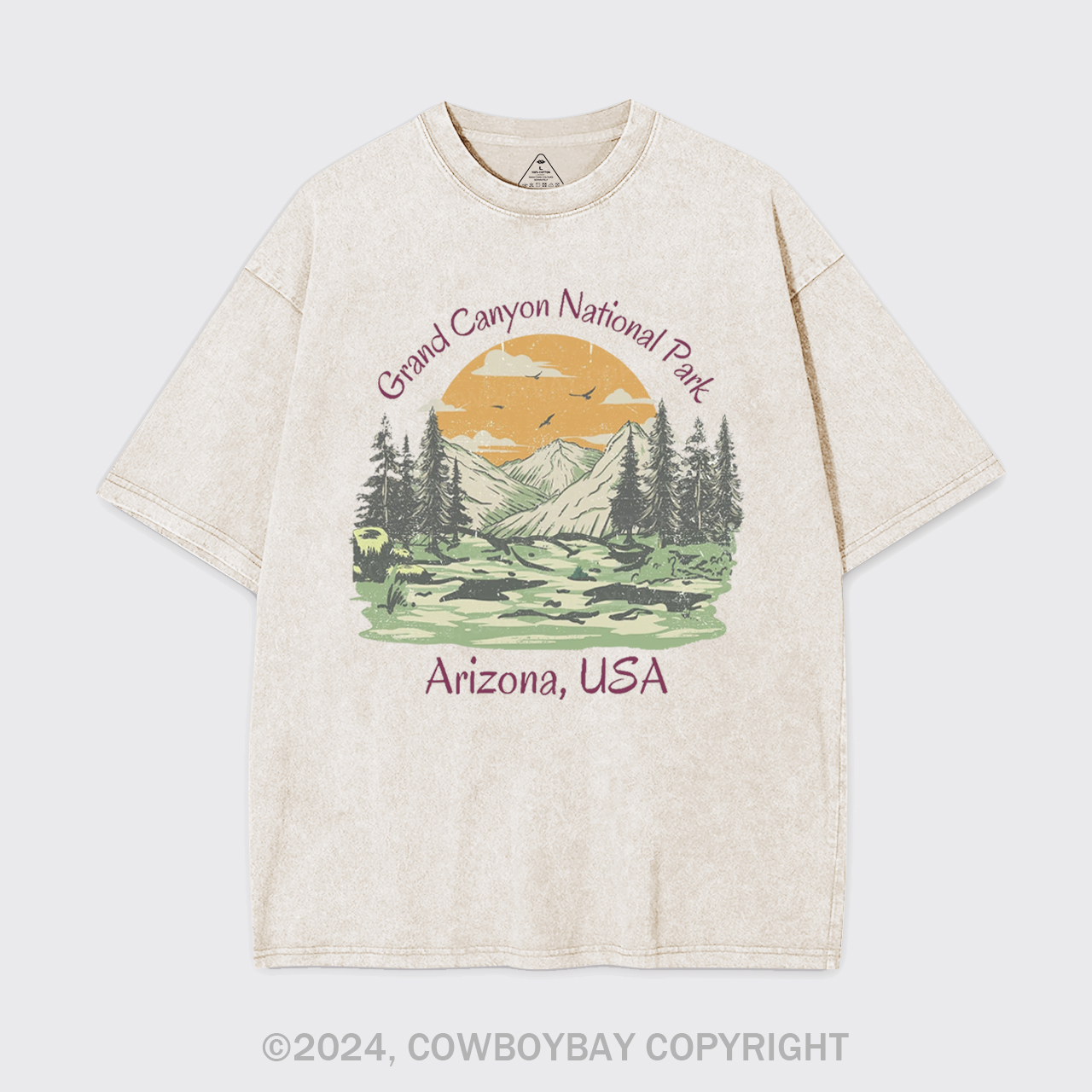 Grand Canyon National Park Garment-dye Tees