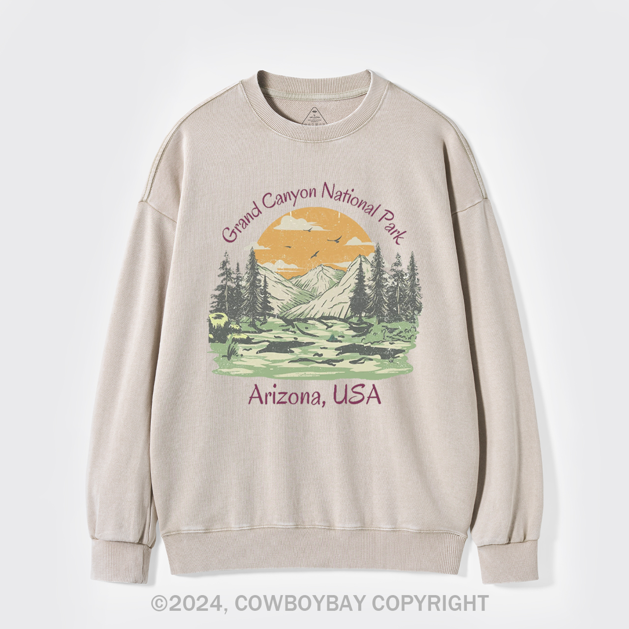Grand Canyon National Park Washed Sweatshirts