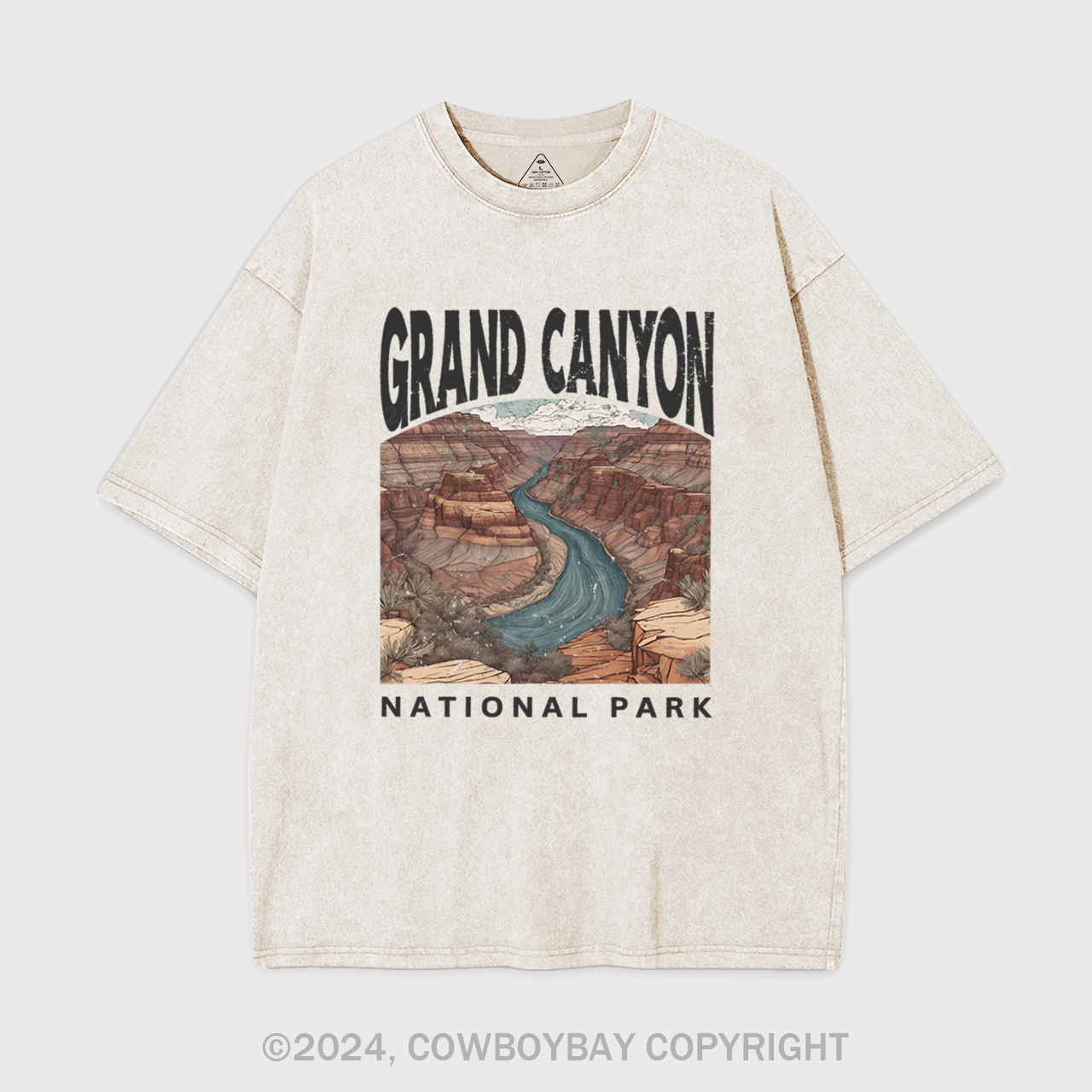 Retro Grand Canyon National Park Garment-dye Tees