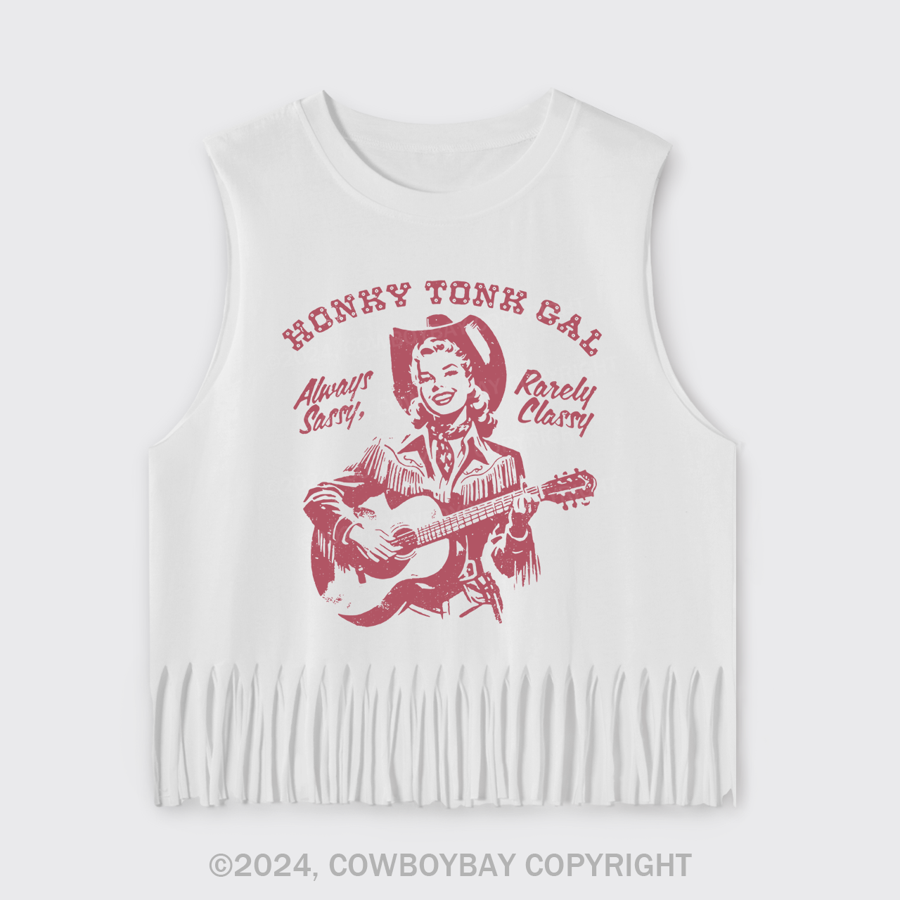Honky Tonk Gal Fringe Tank