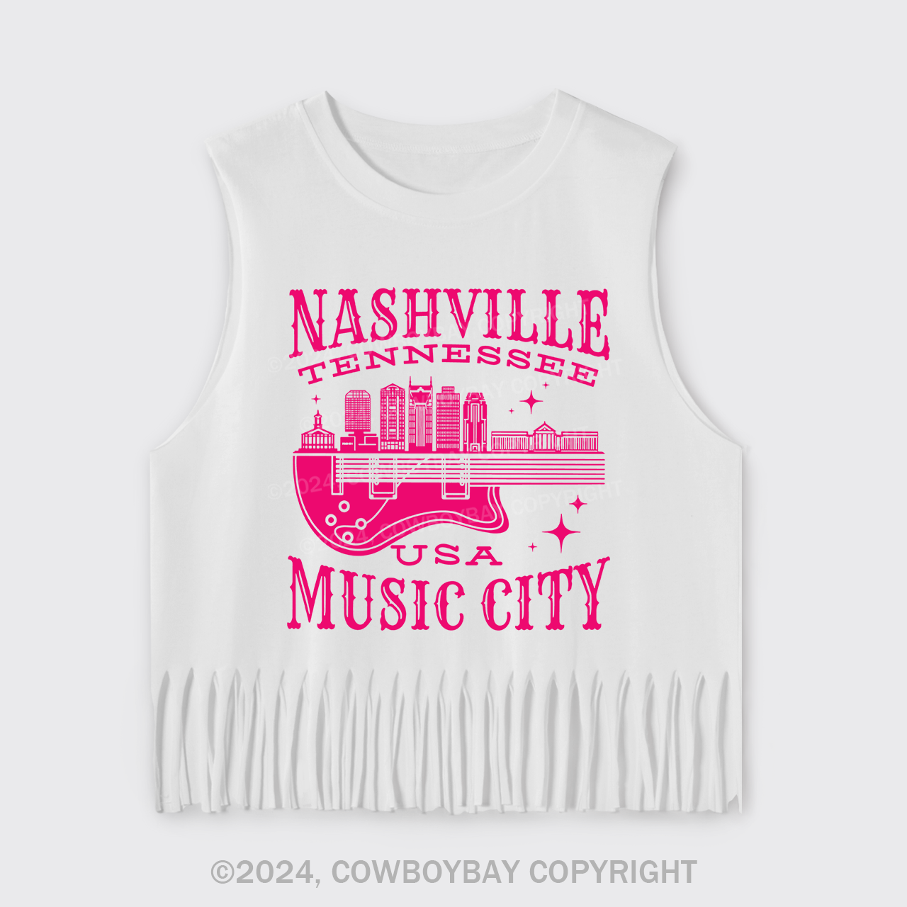 Nashville Music City Fringe Tank