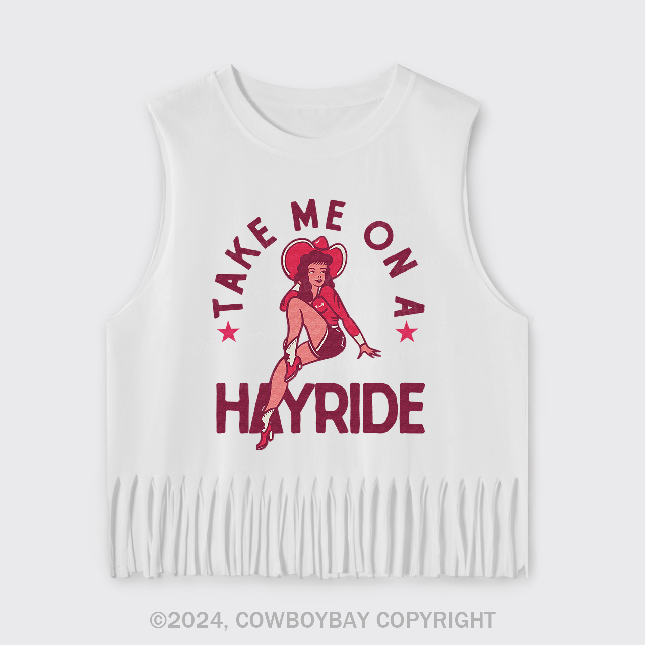 Take Me On A Hayride Fringe Tank