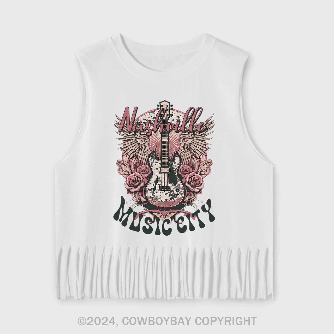 Western Nashville Music City Fringe Tank