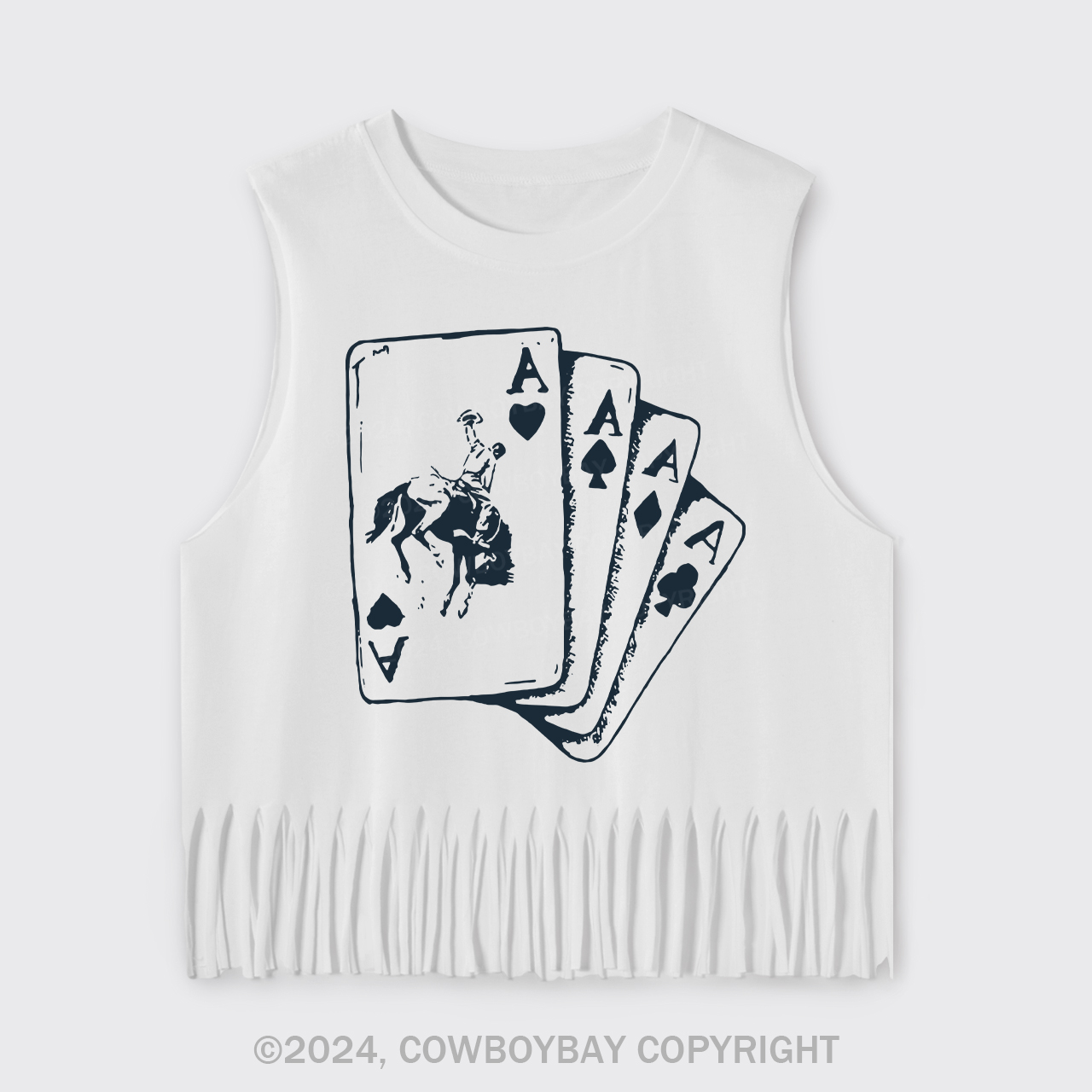 Ace Cowboy Punchy Fringe Tank