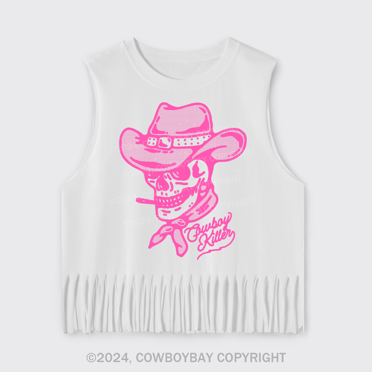 Cowboy Killer Country Concert Fringe Tank