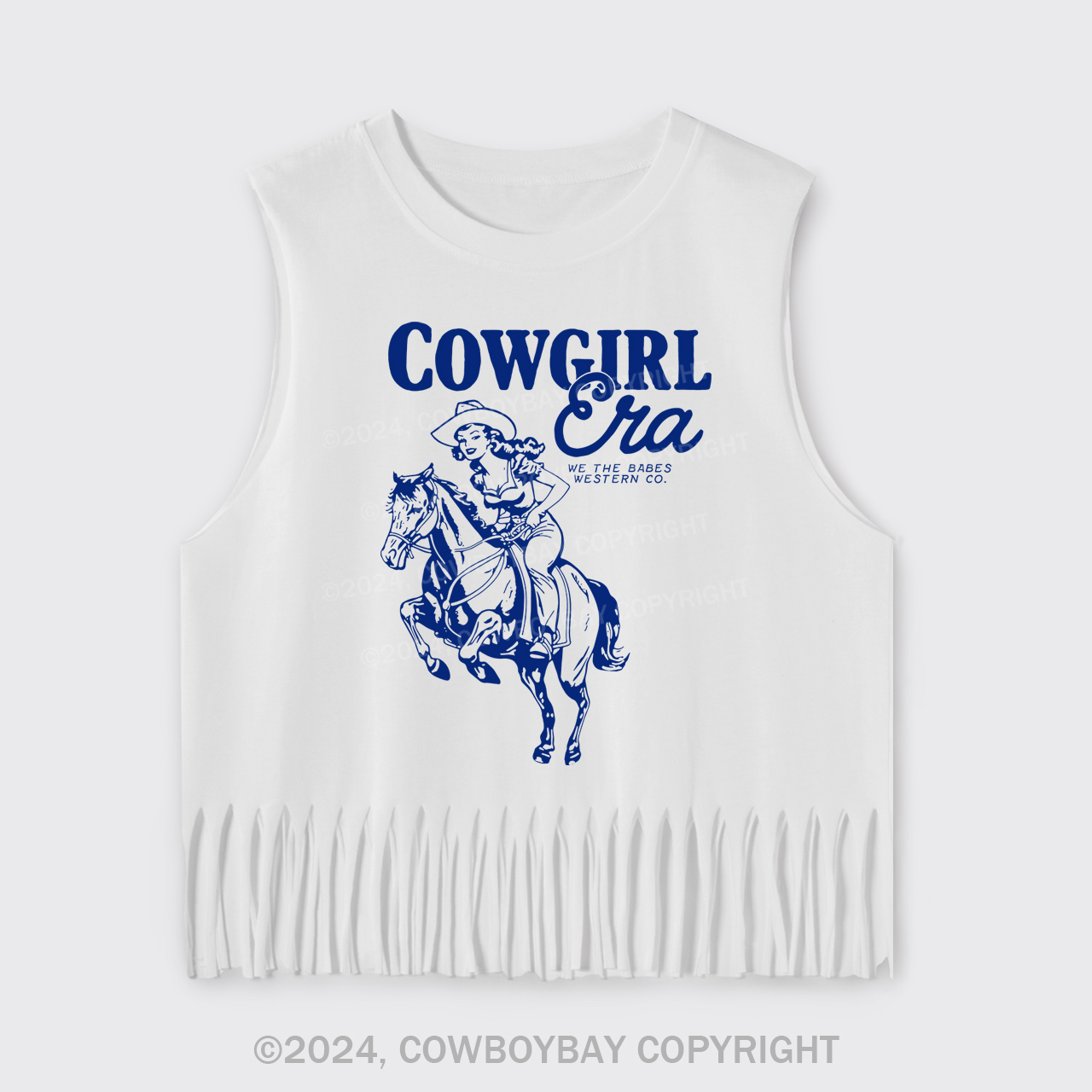 Cowgirl Era Fringe Tank