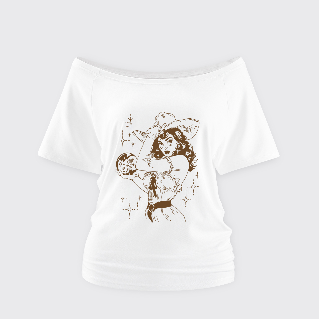 Starlit Cowgirl Off Shoulder Top
