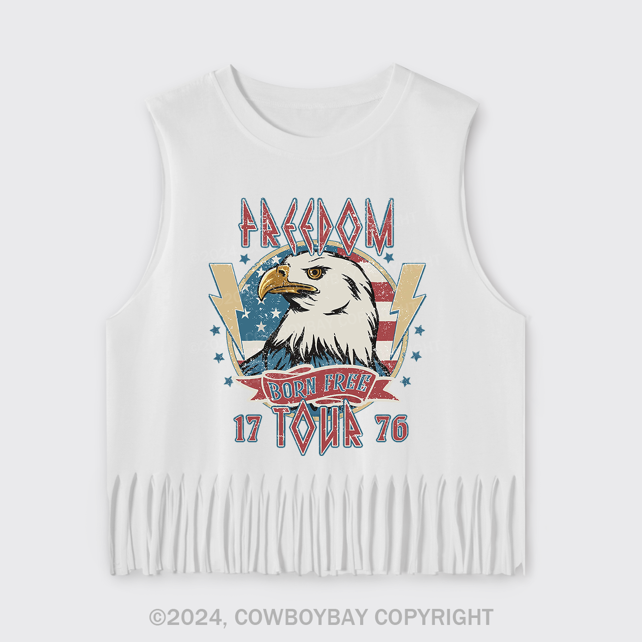 Born Free 1776 Fringe Tank