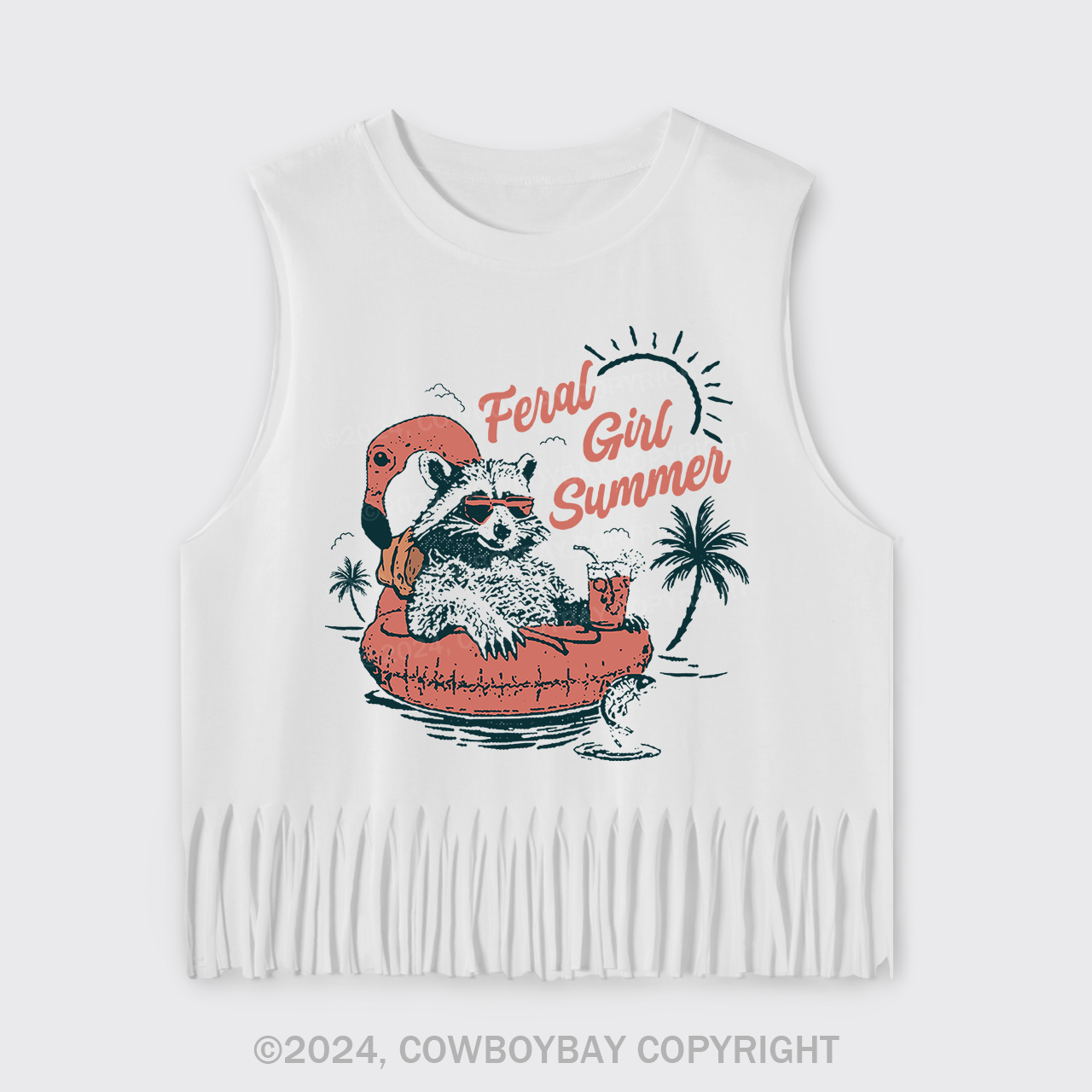Feral Girl Summer Fringe Tank