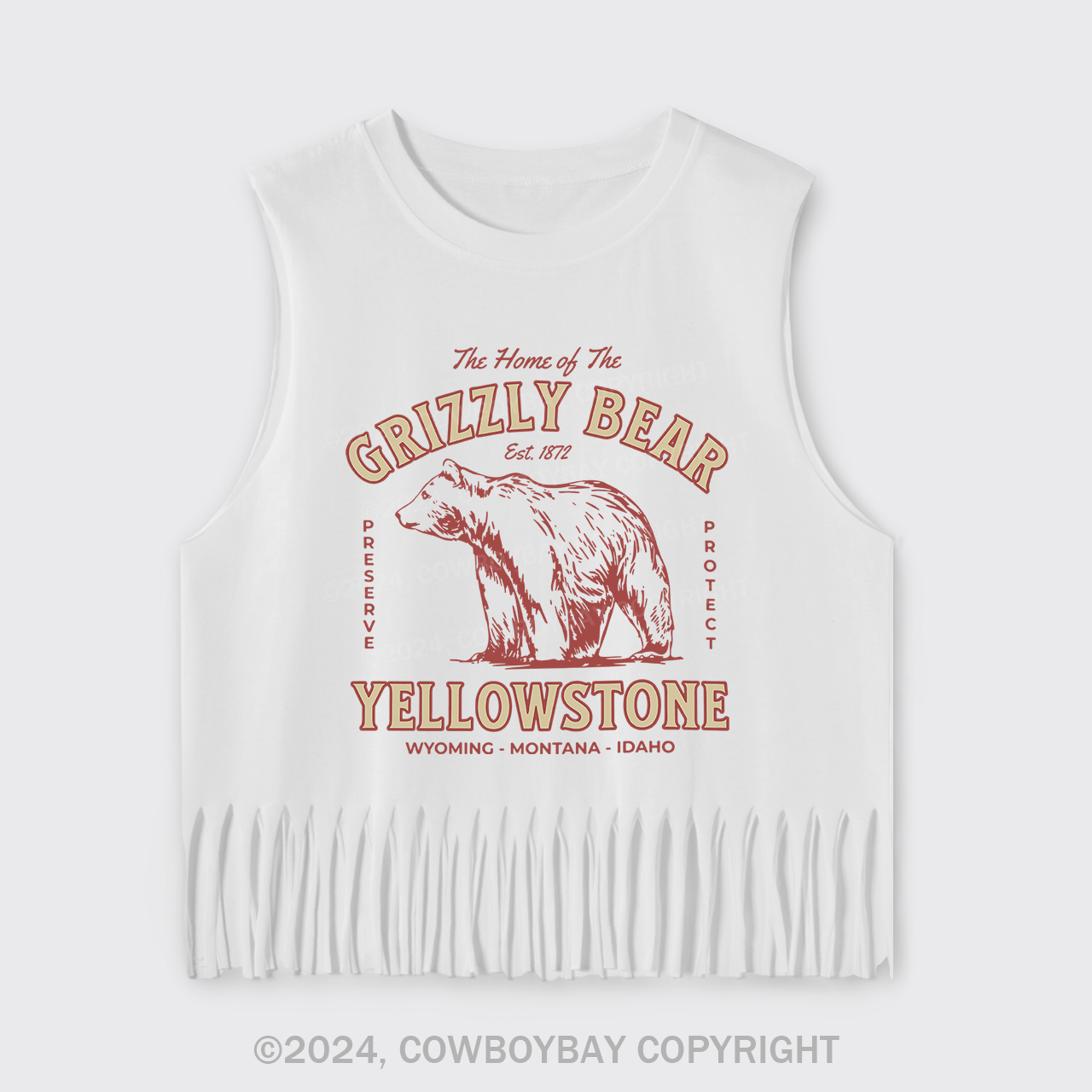 Grizzly Bear Fringe Tank