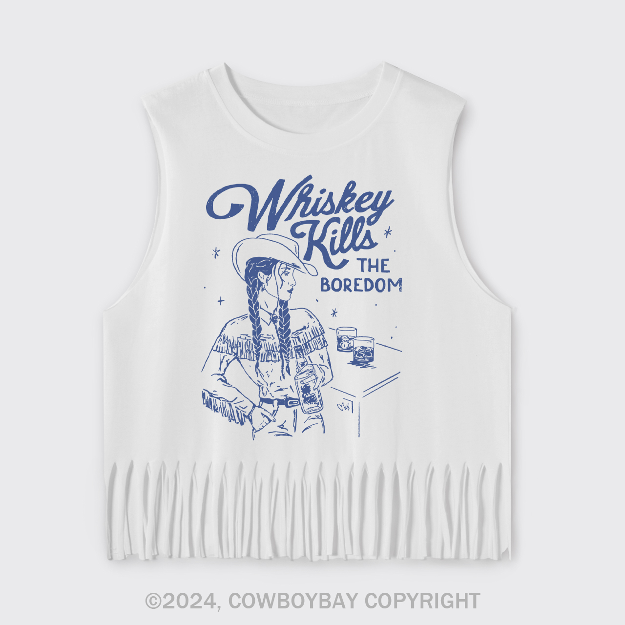 Whiskey Kills The Boredom Fringe Tank