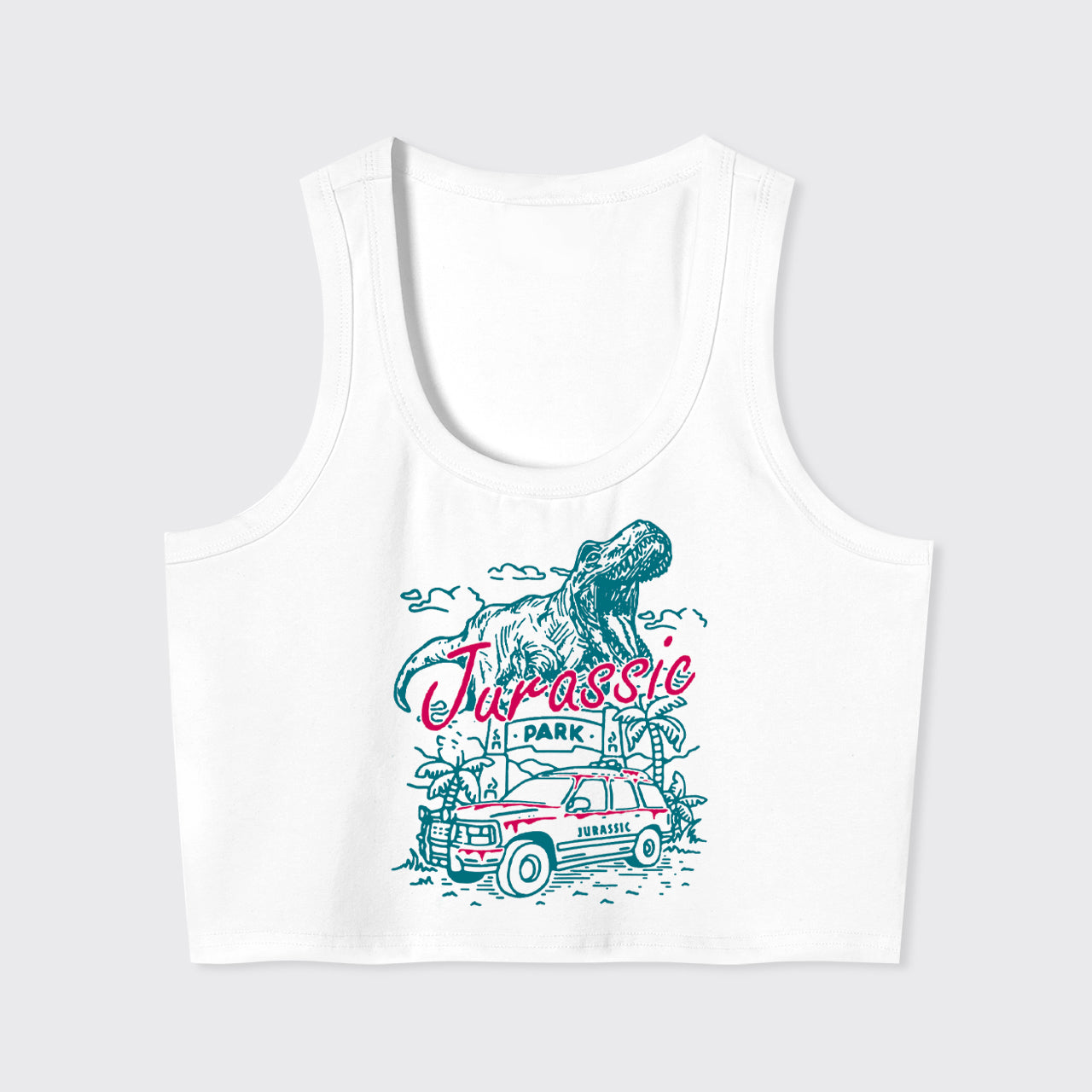 Vintage Summer Island Of Adventure Tank Top