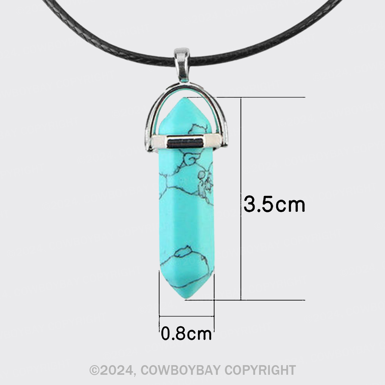 Natural Stone Pendant Necklace