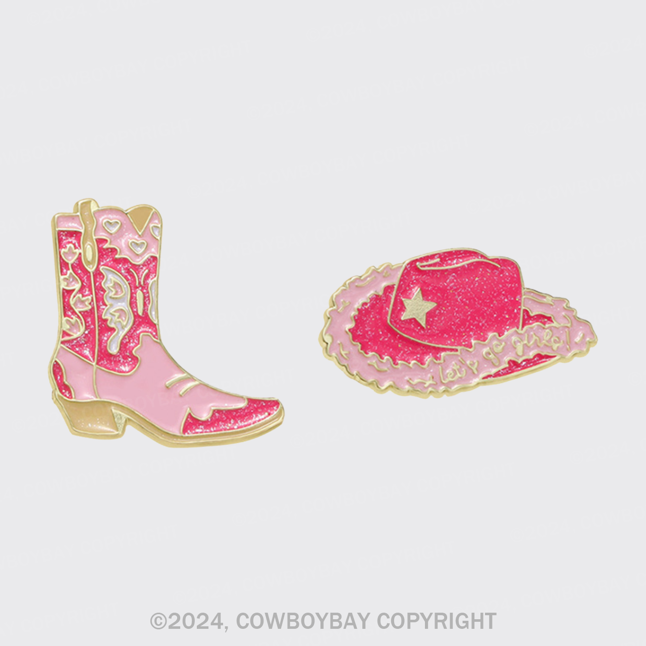 Pink Cowgirl_Cowboybay Pin