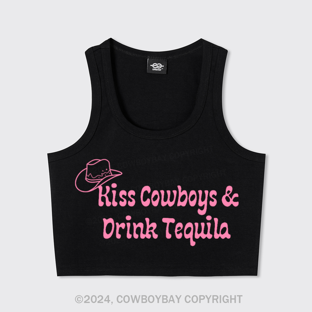 Kiss Cowboys & Drink Tequila Tank Top