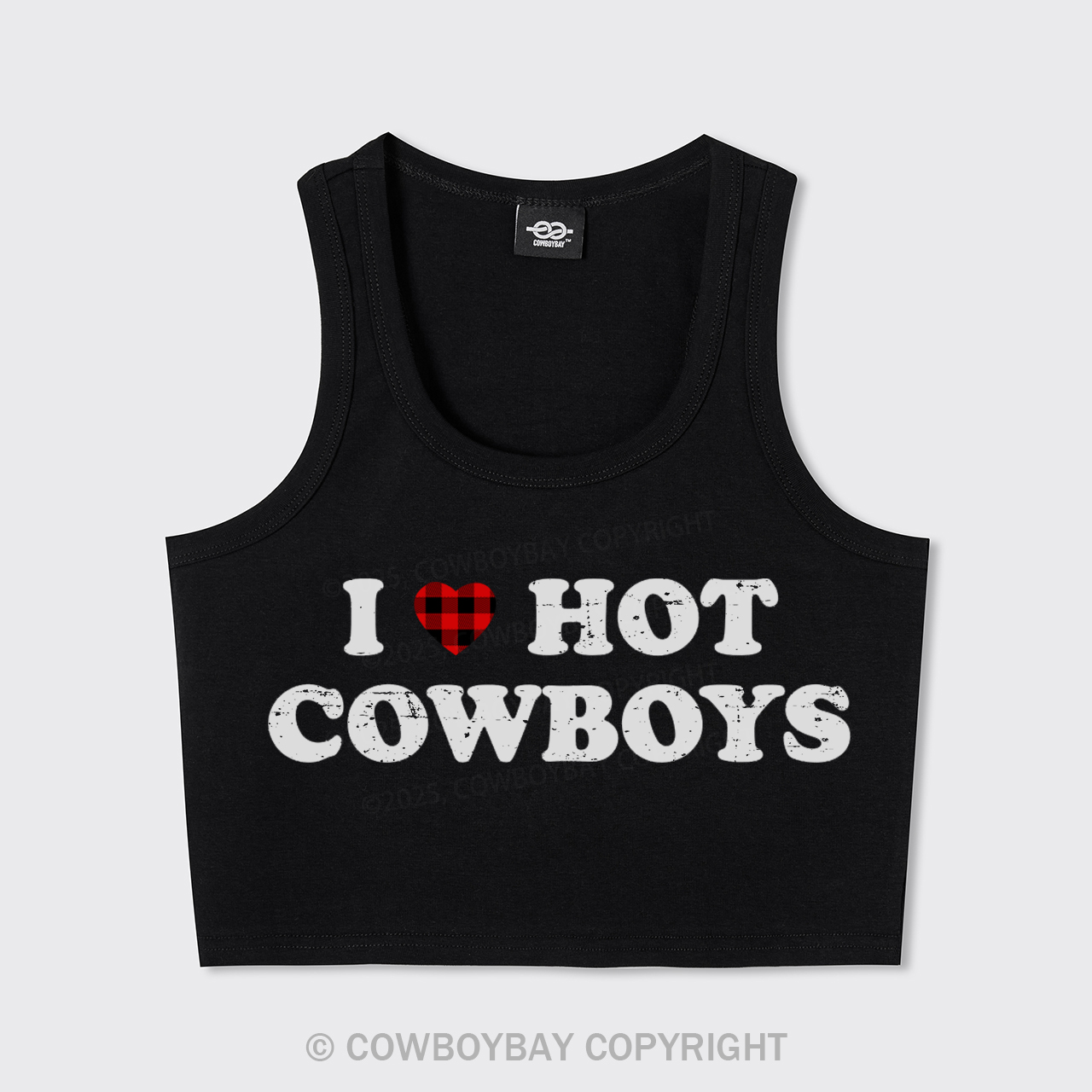 I Love Hot Cowboys Tank Top