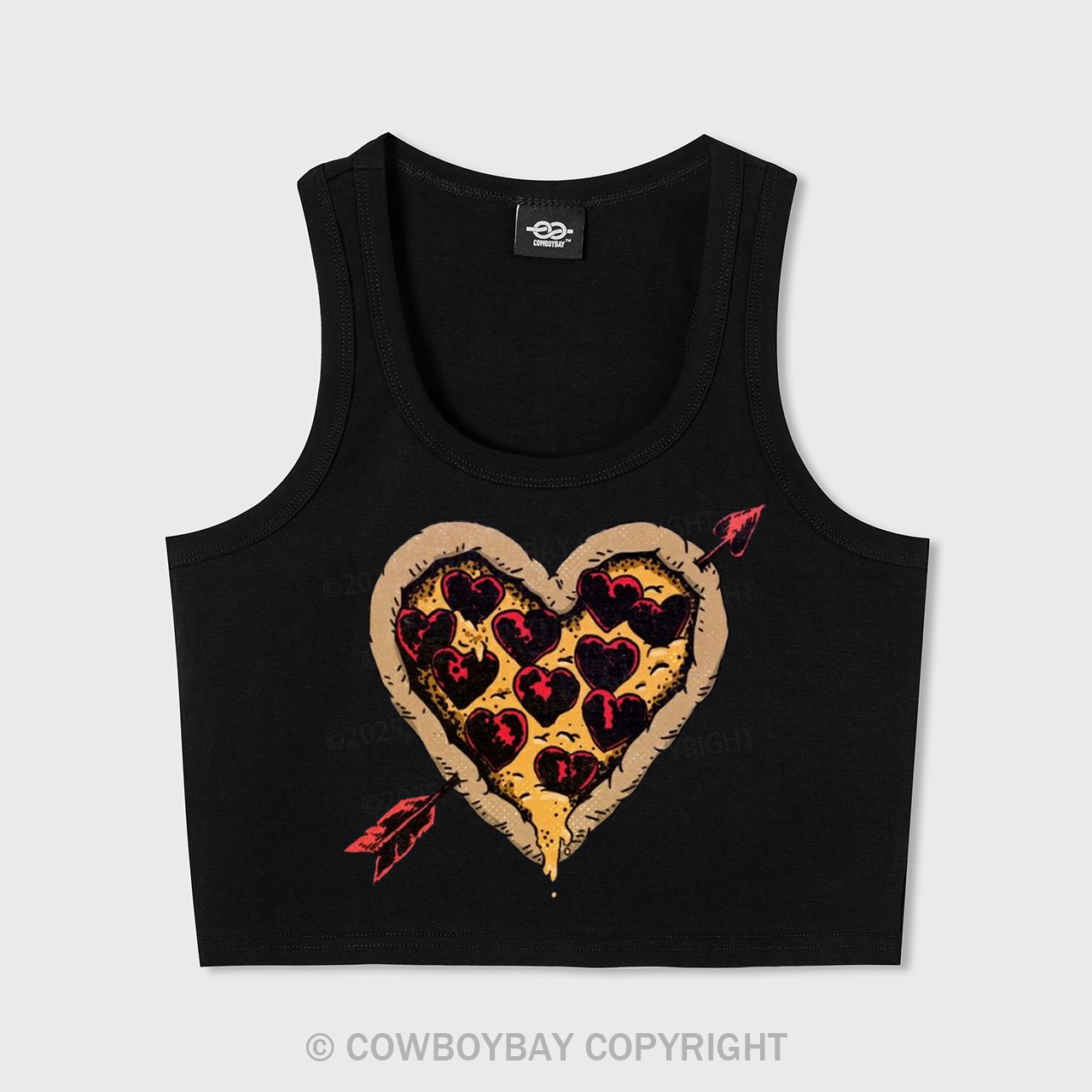 Pizza Heart Tank Top