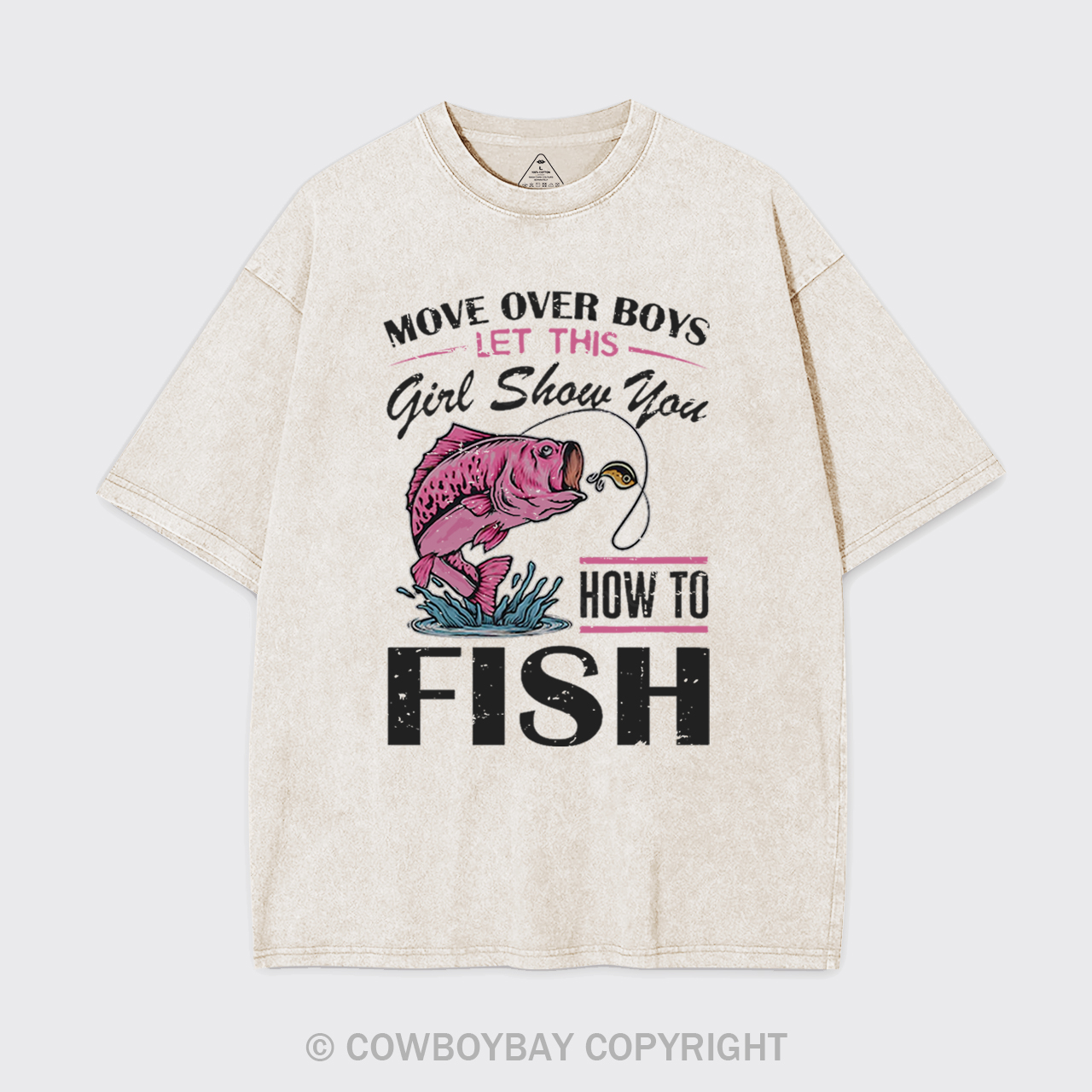 Move Over Boys Fishing Garment-dye Tees