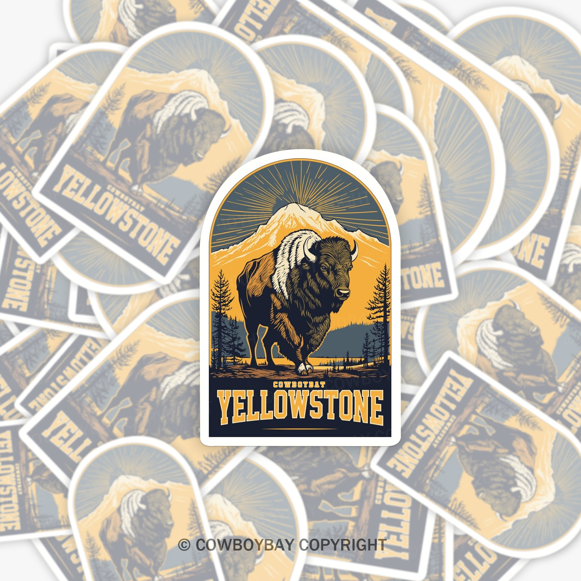 Yellowstone National Park Sticker 