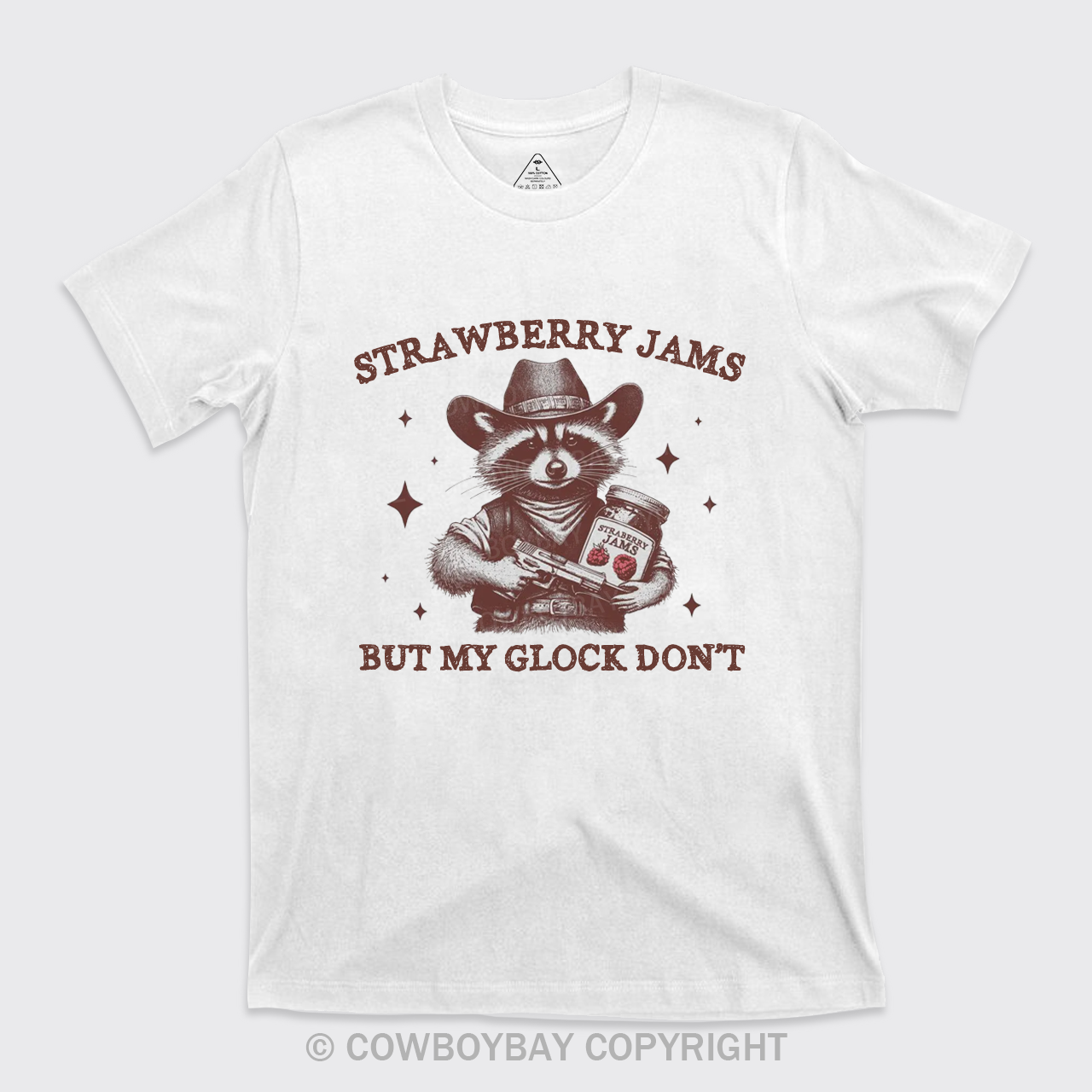 Retro Western Raccoon T-Shirts