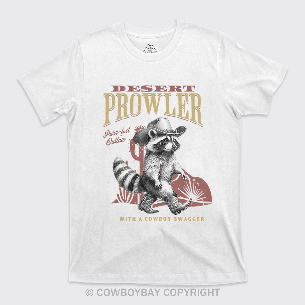 Retro Cowboy Raccoon T-Shirts