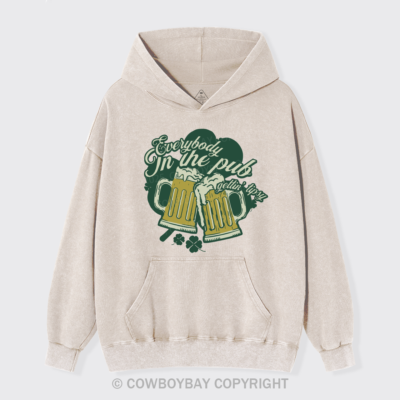 Everybody In The Pub Getting Tipsy Garment-Dye Hoodies