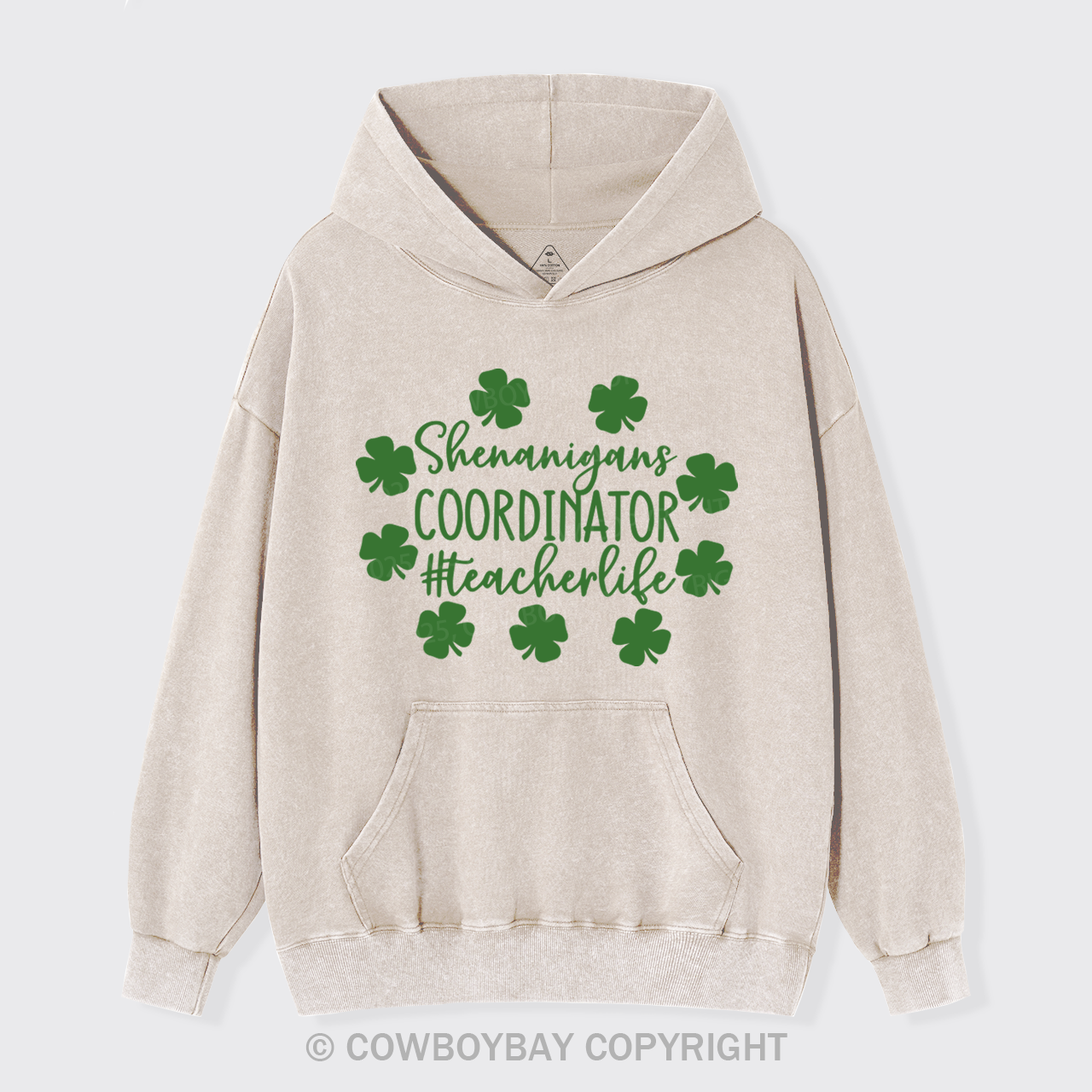 Shenanigans Coordinator Teacherlife Garment-Dye Hoodies