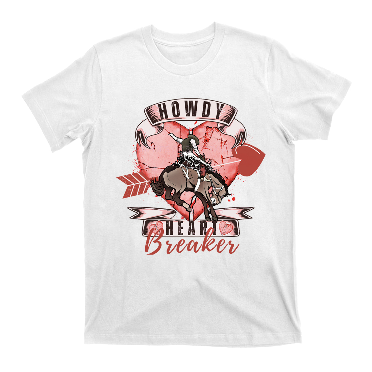 Howdy Heart Breaker Cowboy Valentine T-Shirts