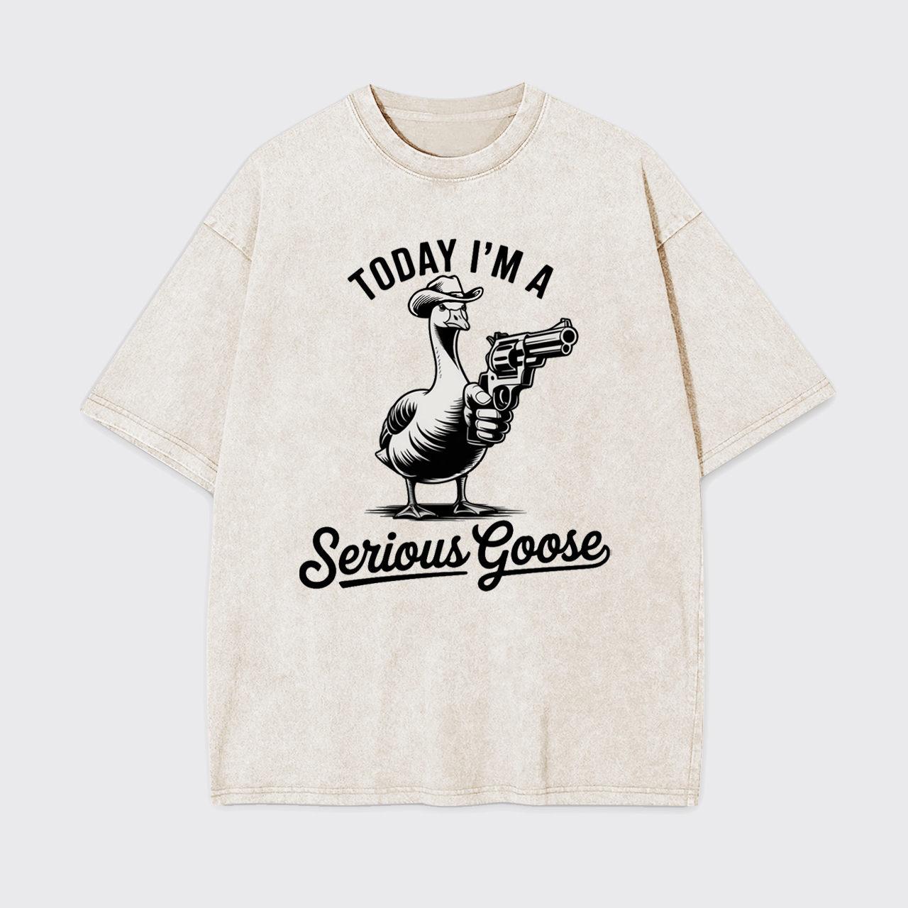 Today I'm a Serious Goose Funny Garment-dye Tees