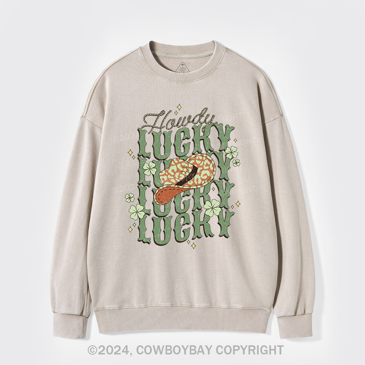 Howdy Lucky Washed Sweatshirts
