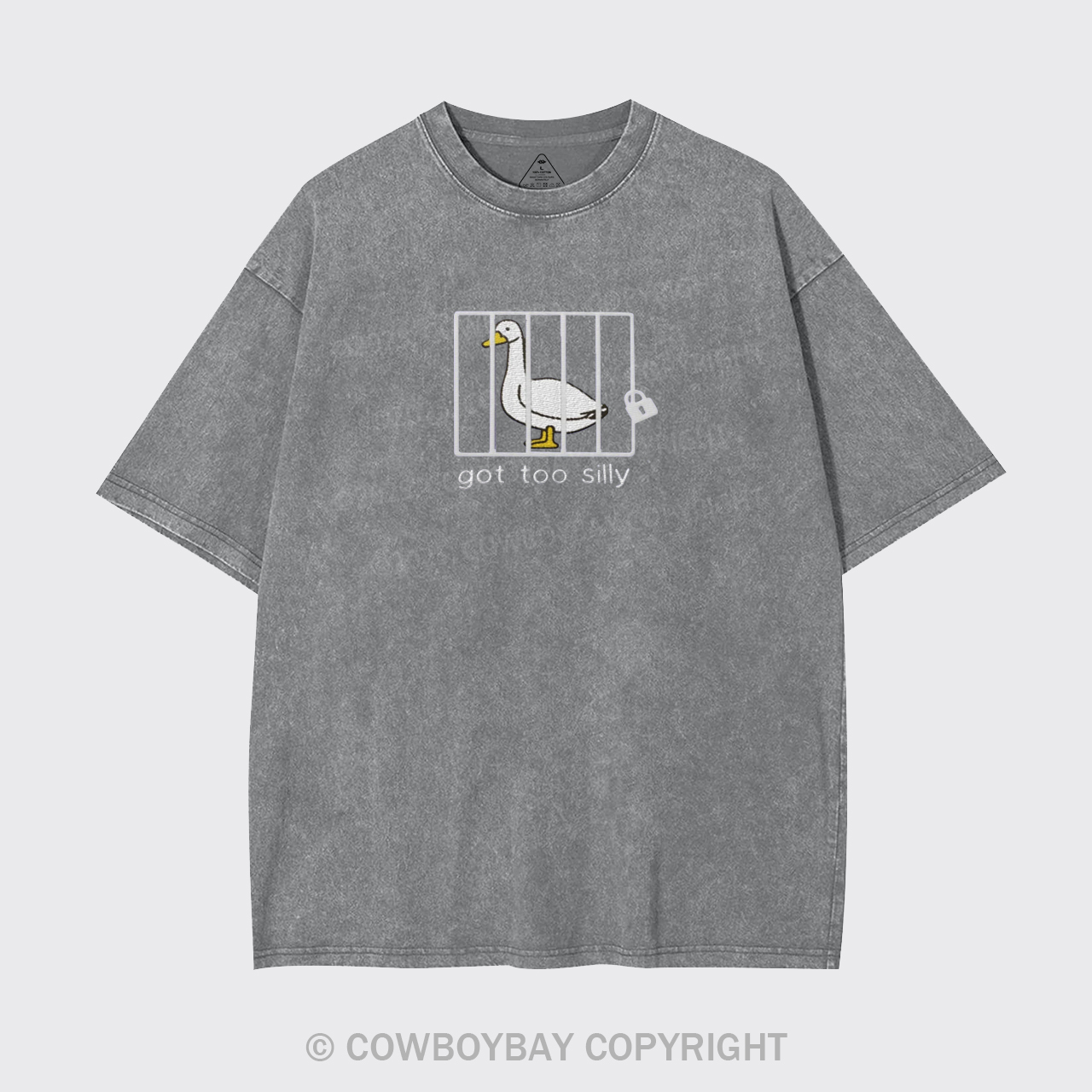 Got Too Silly Embroidered Garment-dye Tees
