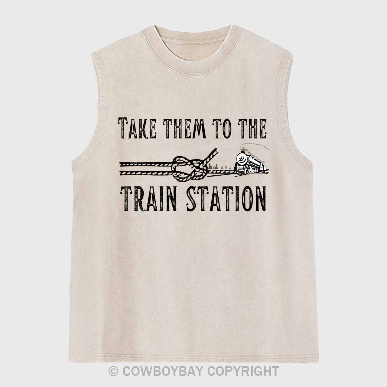 Take Them To The Train Station Washed Tanks