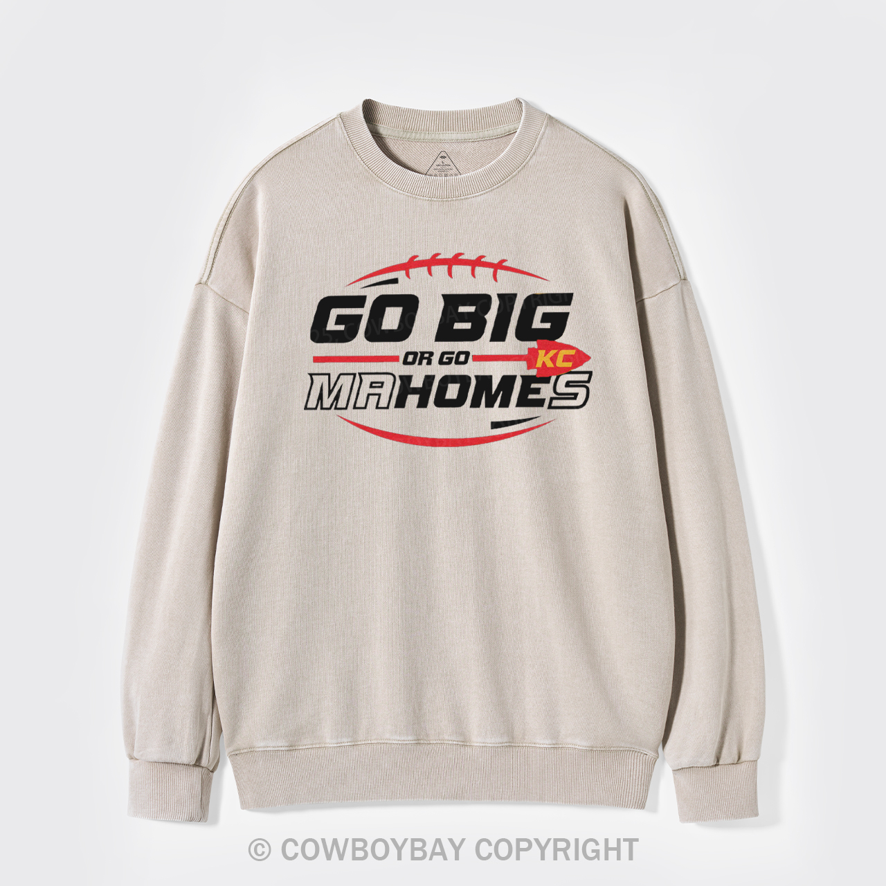 Funny KC Football Washed Sweatshirts