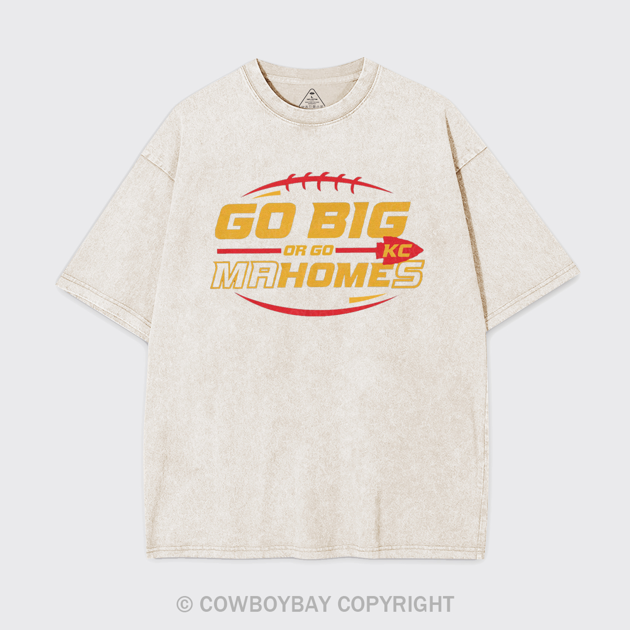 Funny KC Football Garment-dye Tees