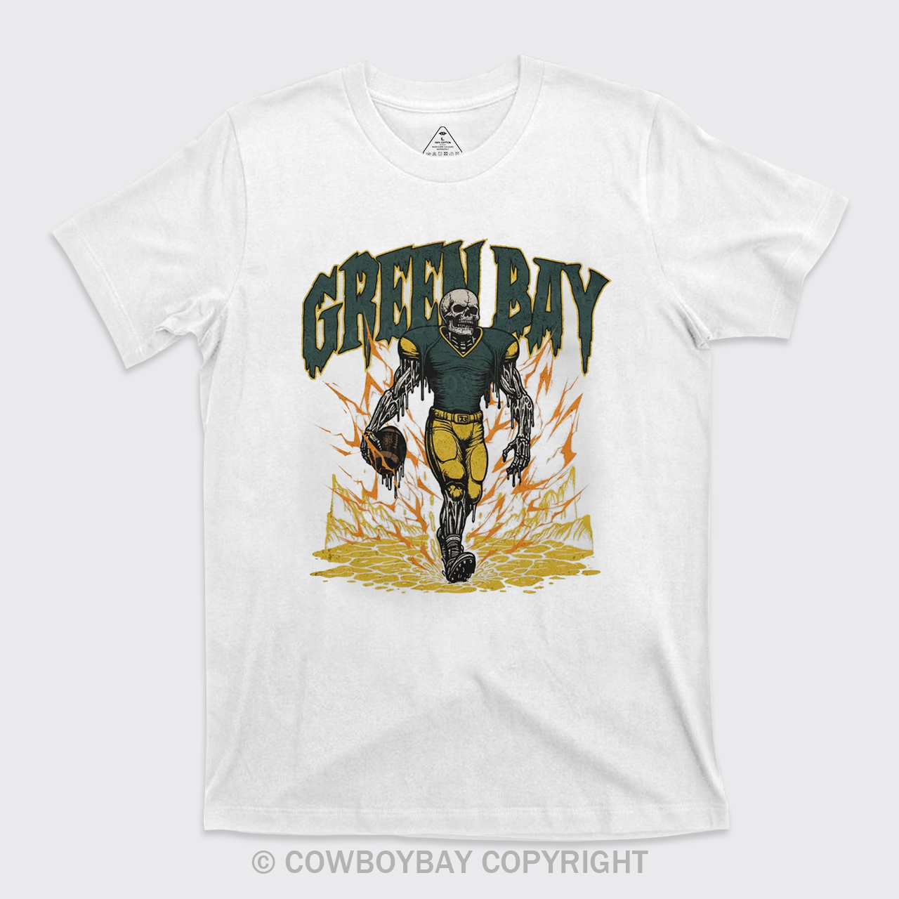 Vintage Skeleton Football T-Shirts