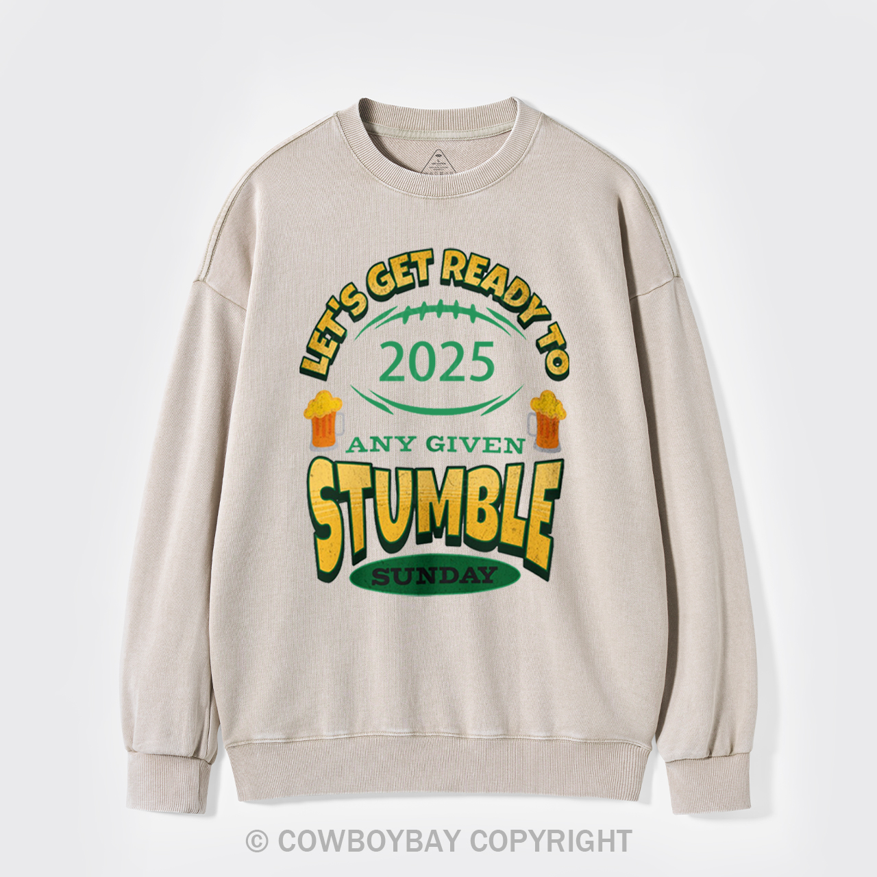 Let's Get Ready To Stumble Washed Sweatshirts