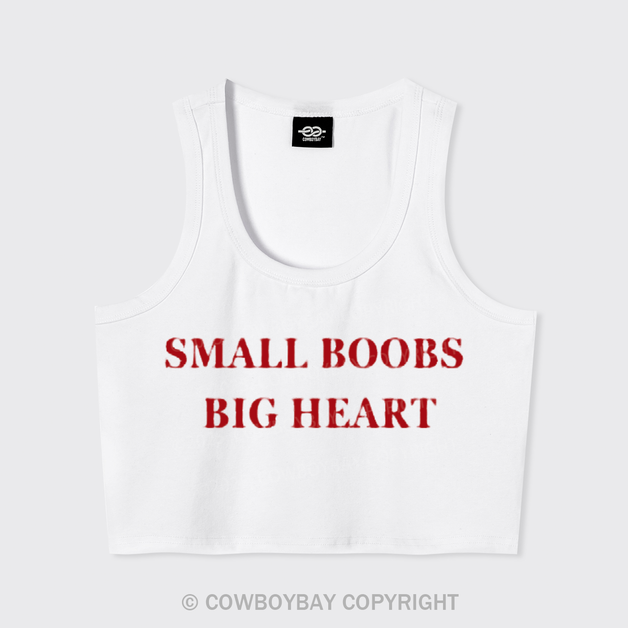 Small Boobs Big Heart Tank Top