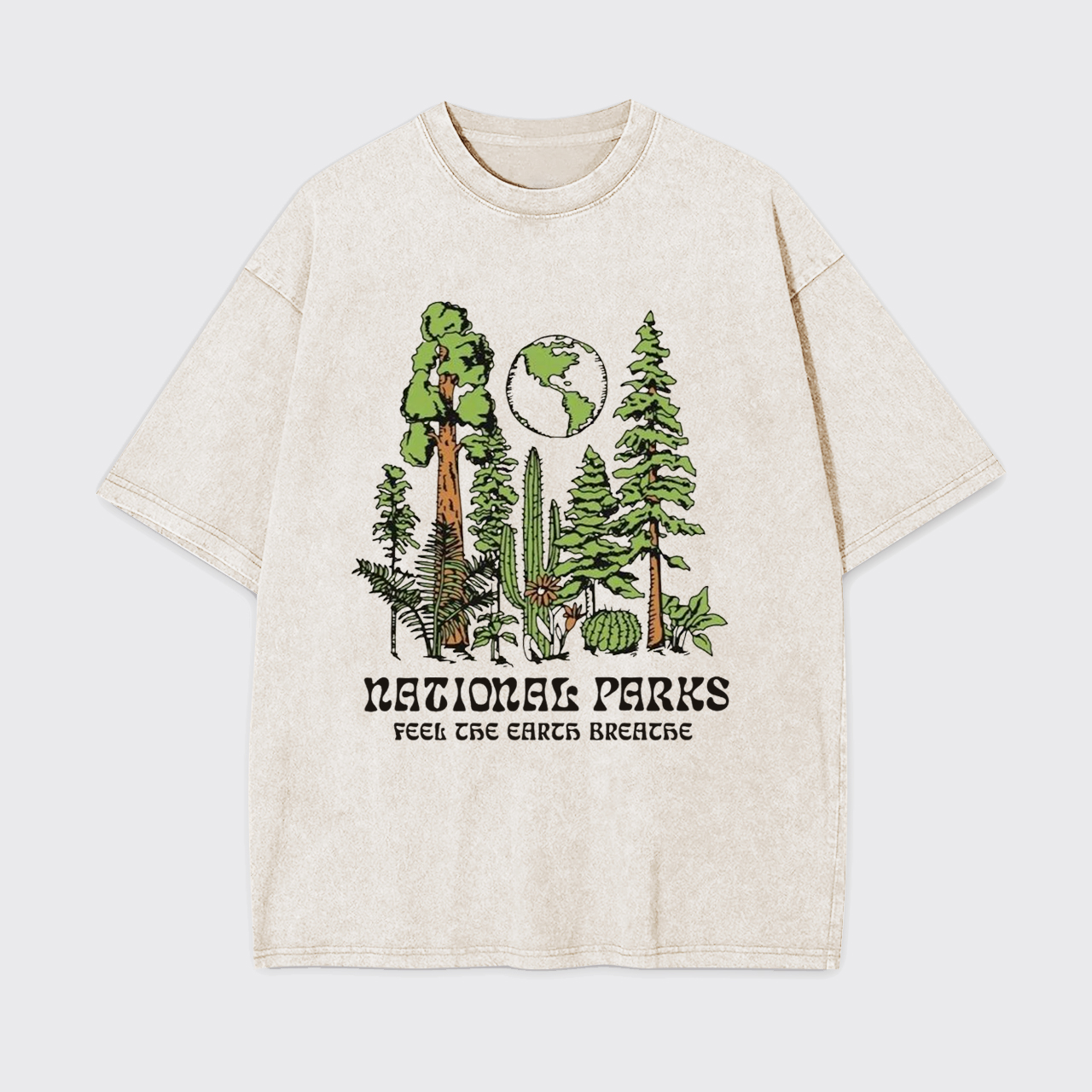 National Parks Feel the Breath Garment-dye Tees