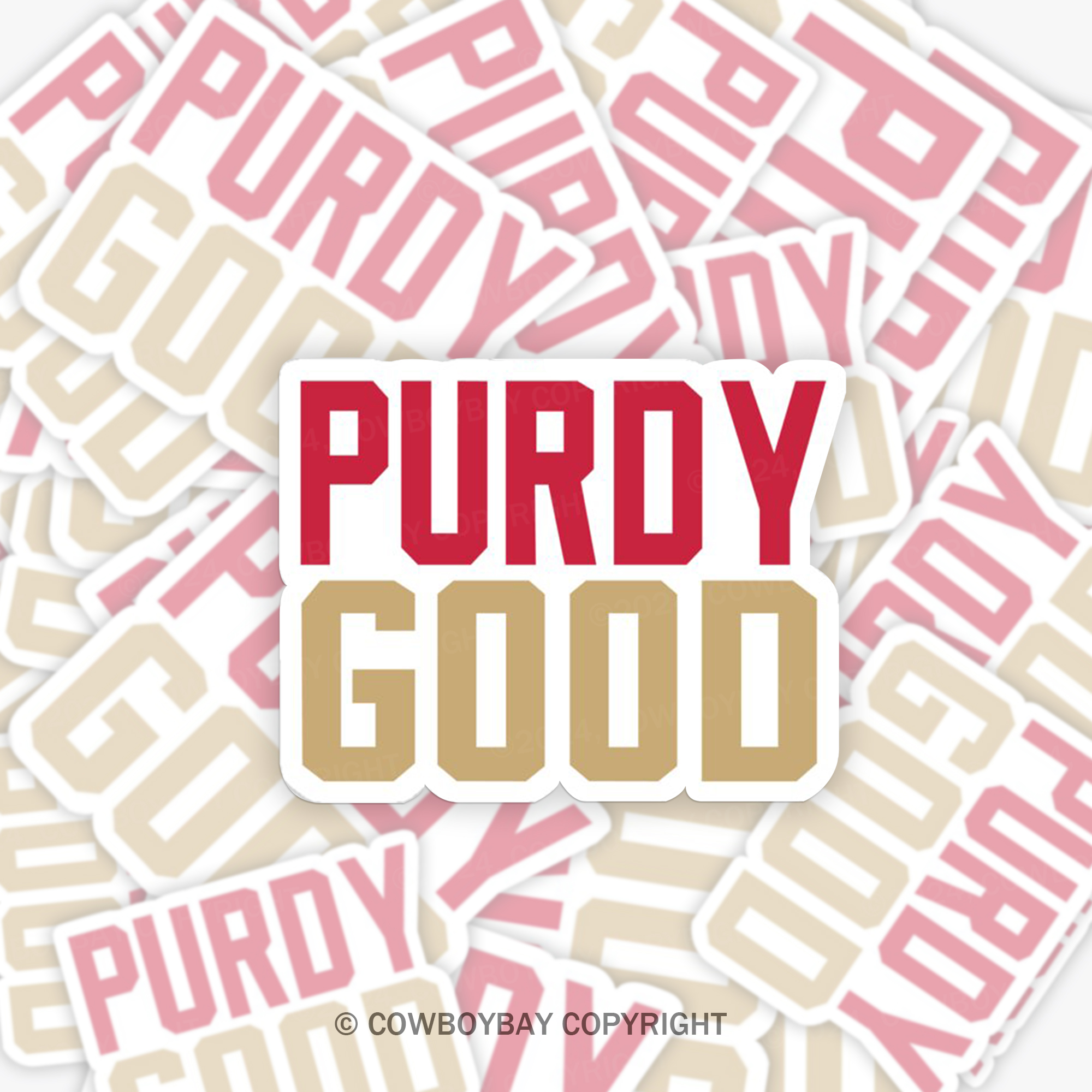 Purdy Good Sticker 