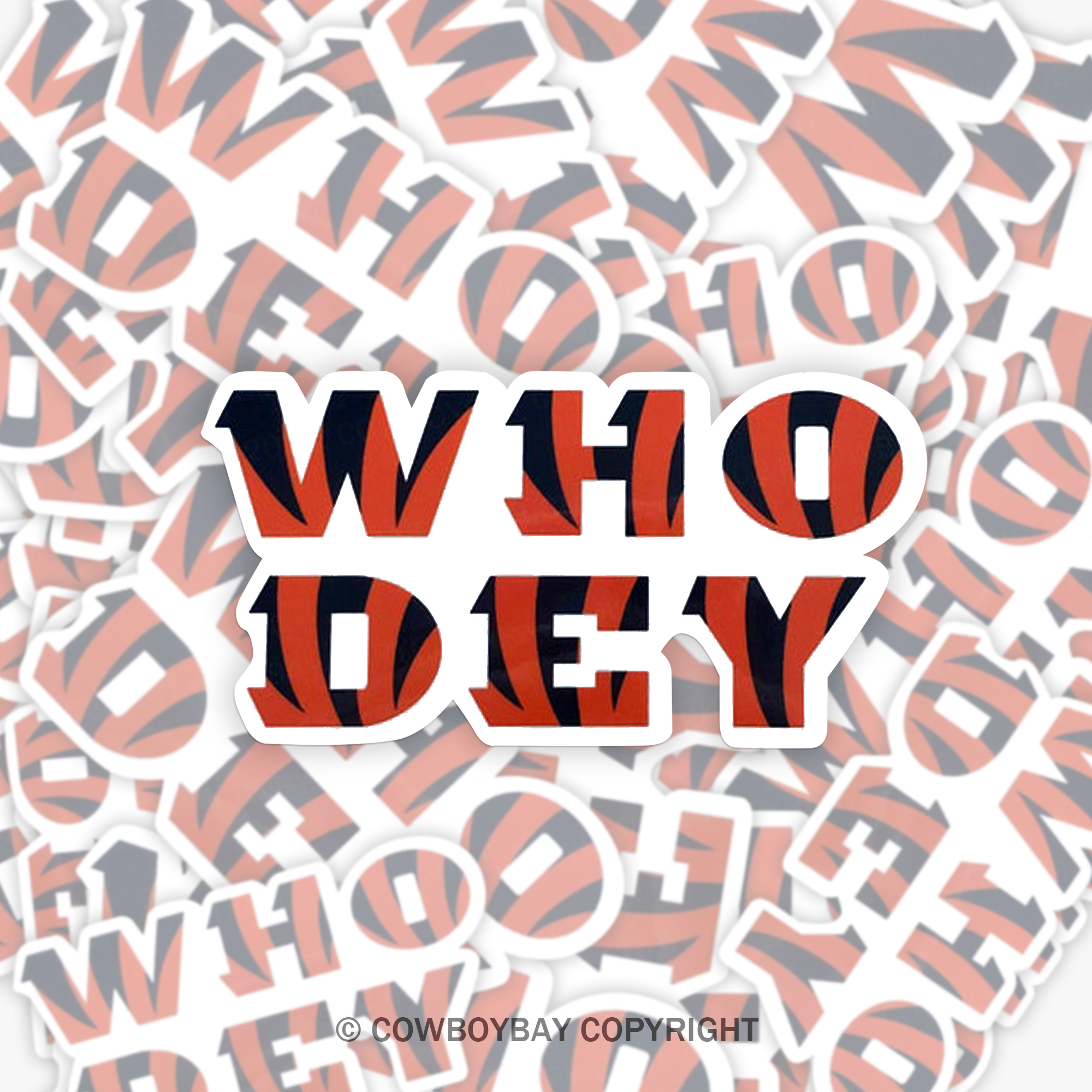Who Dey Sticker 