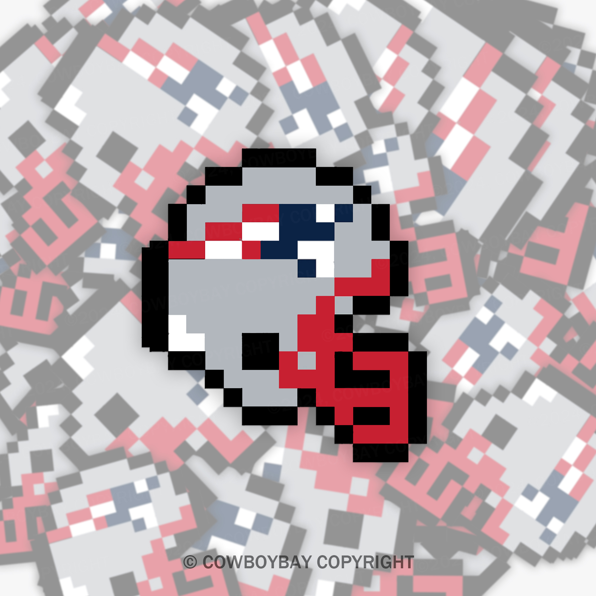 Football Helmet Sticker 